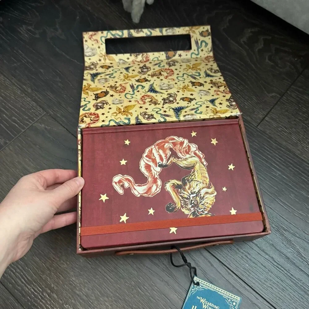 Harry Potter Newt Scamander Magical Creatures Briefcase Journal Set New